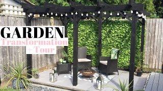 NEW BUILD GARDEN TRANSFORMATION UK DIY PERGOLA & GARDEN | HOME TOUR Ep 5