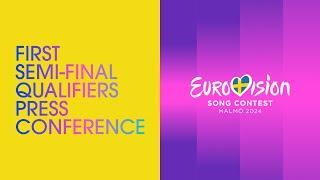 Eurovision Song Contest 2024: First Semi-Final Qualifiers Press Conference