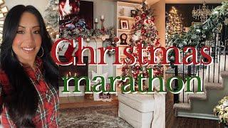 CHRISTMAS DECORATING MARATHON | CHRISTMAS DECOR IDEAS 2023 | CHRISTMAS DECORATIONS 2023