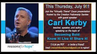 Becoming Bold! Carl Kerby from Reasons for Hope