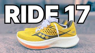 SAUCONY Ride 17 Review (in under 3 minutes)