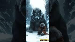 Giant wolf with man #music  #animation#3D#reels #viralvideo #shorts#shortvideo #youtube#trend #giant