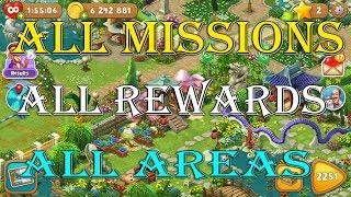 Gardenscapes - All Missions - All Rewards - All Areas Unlocked [Part 1] - 0 - Endless