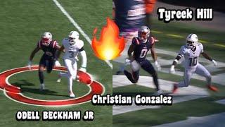 Tyreek Hill & Odell Beckham Jr Vs Christian Gonzalez  (WR Vs CB) Odell Beckham Jr Dolphins ‘DEBUT’