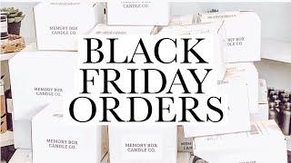 PACKAGE UP MY BLACK FRIDAY ORDERS WITH ME! | Chit-Chat | Shipping Candle Orders For My Etsy Business