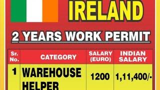 WAREHOUSE HELPER JOB IN IRELAND IRELAND WORK PERMIT VISA FOR FRESHER INDIAN 2024  JOB IN IRELAND