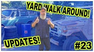 Yard Walk around time and wow the lads have a lot going on.
