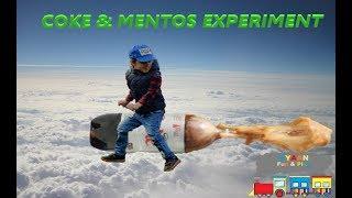 COKE AND MENTOS EXPERIMENT FOR KIDS