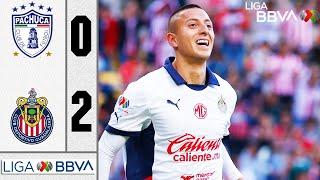 Pachuca vs Chivas 0-2 Resumen Y Goles Completo  Liga MX 2024 HD