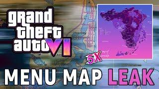 GTA 6 Responsive Vivid Menu Map Leaked Online