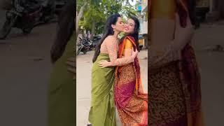 aarthi subash trending video | pandavar illam serial mallika & roshini dusbmash | anu recent reels