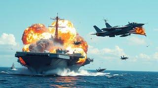 Today! October 28, Russia blew up a US aircraft carrier carrying its newest weapons to Ukraine.