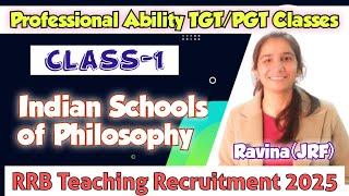 Class-1 RRB Teacher Recruitment, 2025 Professional Ability TGT/PGT |  Indian Schools of Philosophy