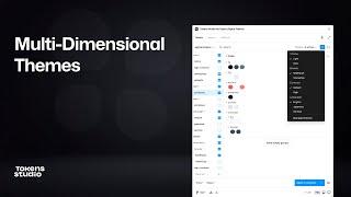 Multi-dimensional Themes in Tokens Studio for Figma