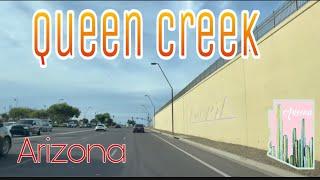 [4K] Queen Creek, AZ - City Tour & Drive Thru