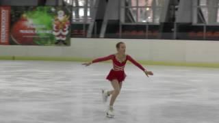 19 Patrycja KUBICA FS Solistki Novice I X Zawody Mikołajkowe 2016