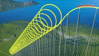 Loops Down Roller Coaster – Planet Coaster