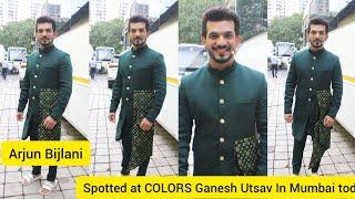 Arjun Bijlani Ritesh spotted at COLORS' 'Saavi Ki Savaari' Ganesh Utsav 2022 Shoot location