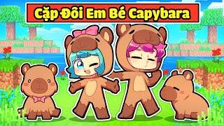 YUMMIE CAPYBARA VÀ HIHA CAPYBARA LẦN ĐẦU ĐI HỌC TRONG MINECRAFT*LỚP HỌC ĐỘNG VẬT TẬP 1 