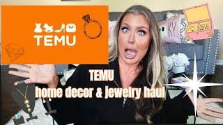 TEMU HAUL | TEMU JEWELRY, HOME DECOR AND MORE | HOTMESS MOMMA MD