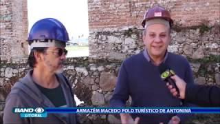 Obras de restauração do Armazém Macedo em Antonina/PR