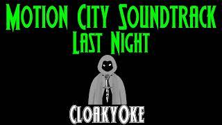 Motion City Soundtrack - Last Night (karaoke)