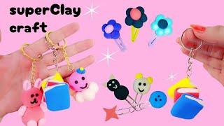 Super clay craft ideas/ DIY clay craft/ back to school craft/  school hacks/ school supplies