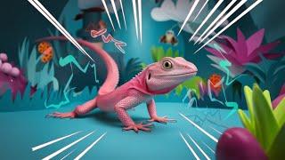 Bizarre Behaviors of Pink Whiptail Lizards