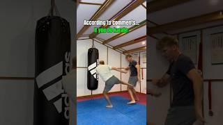 Doing karate vs doing Muay Thai…