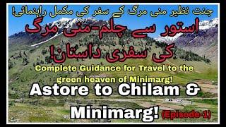 Astore to Chilam and Minimarg | Vlog from Astore to Minimarg | How to reach Minimarg, Episode-1