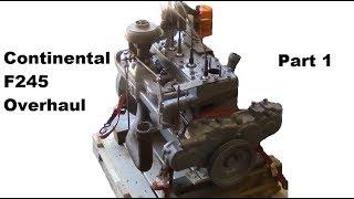 Continental F245 Flathead Engine Overhaul - Part 1 (building the short block)