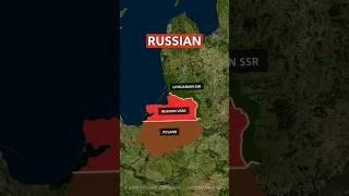 Why RUSSIA Own This Piece Of Land ??  #shorts #maps #russia #germany #kaliningrad