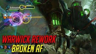 WILD RIFT WARWICK REWORK IS BROKEN AF (INSANE BUFF)