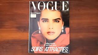 1982 November ASMR Magazine Flip Through: Paris Vogue w Brooke Shields, Charlotte Rampling, Cher