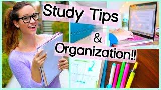 Study Tips + Organization for School  Getting Motivated for School