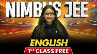 Nimbus JEE Batch: First FREE English Class for Class 10 | Nikita Ma'am