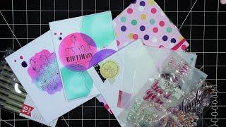 Diamond Press "Best Wishes" Stencils & Stamps Kit Review Tutorial! Quick & Easy!