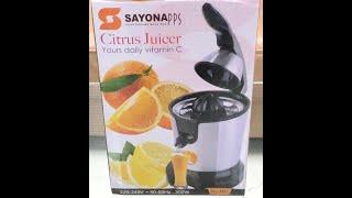 SAYONApps Citrus juicer