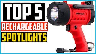 Top 5 Best Rechargeable Spotlights in 2024