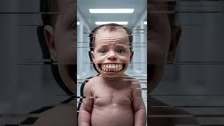 AI Baby Gone Wrong!  Who’s Worse: BABY, DOG or FISH?  #shorts #aiart #glitch