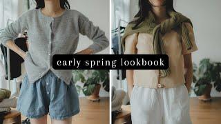 early spring lookbook | minimal style ideas, 15+ outfits!