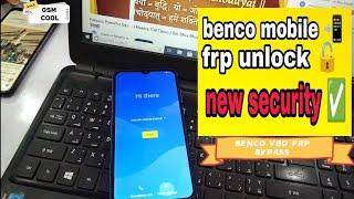 Benco V80 Frp Unlock  ! Benco frp bypass new security 