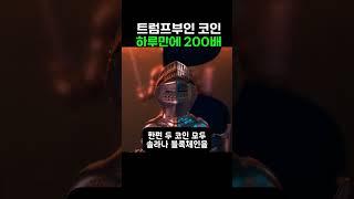 미국 트럼프 부부의 재테크는 코인? (TRUMP MELANIA)
