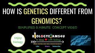 Difference between Genetics and Genomics