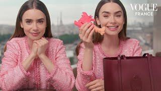 Inside Emily In Paris Star Lily Collins' Bag | Vogue France