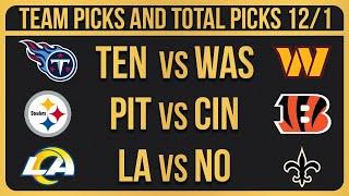 NFL Picks Today 12/1/24 NFL Week 13 Picks and Predictions