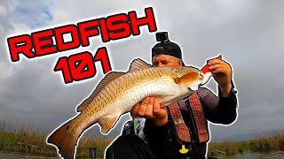 Marsh Fishing for Redfish ** Redfish 101 **