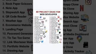 Project ideas for It students #projects #codinglife #codingprojects