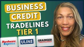 Business Credit || Tier 1 Tradelines That Report