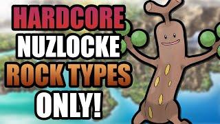 Pokémon SoulSilver Hardcore Nuzlocke - Rock Types Only! (No items, No overleveling)